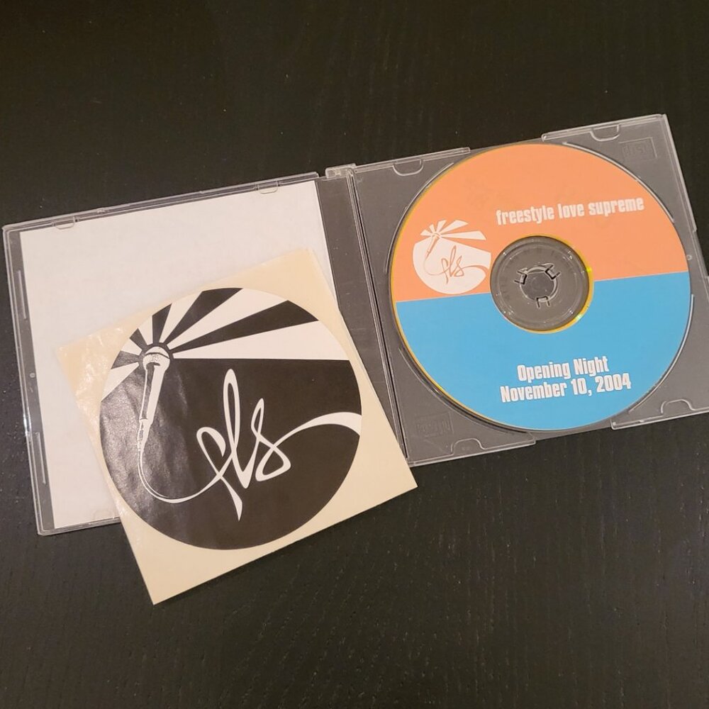 Audio CD Freestyle Love Supreme Opening Night EP 2004 Sticker RARE Lin Manuel